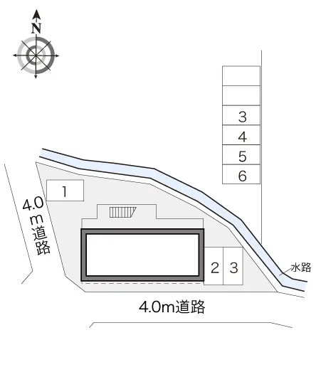 ★手数料０円★熊谷市上之　月極駐車場（LP）